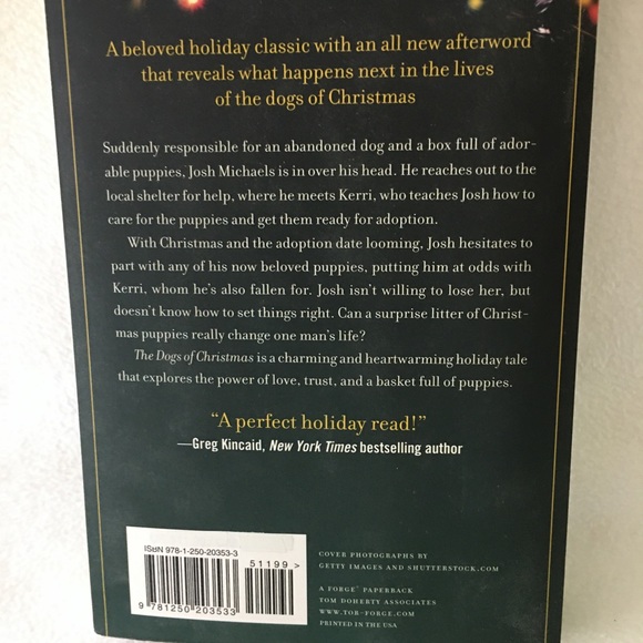 The Dogs of Christmas paperback Book. Like new. Inscription shown in picture - Picture 2 of 2